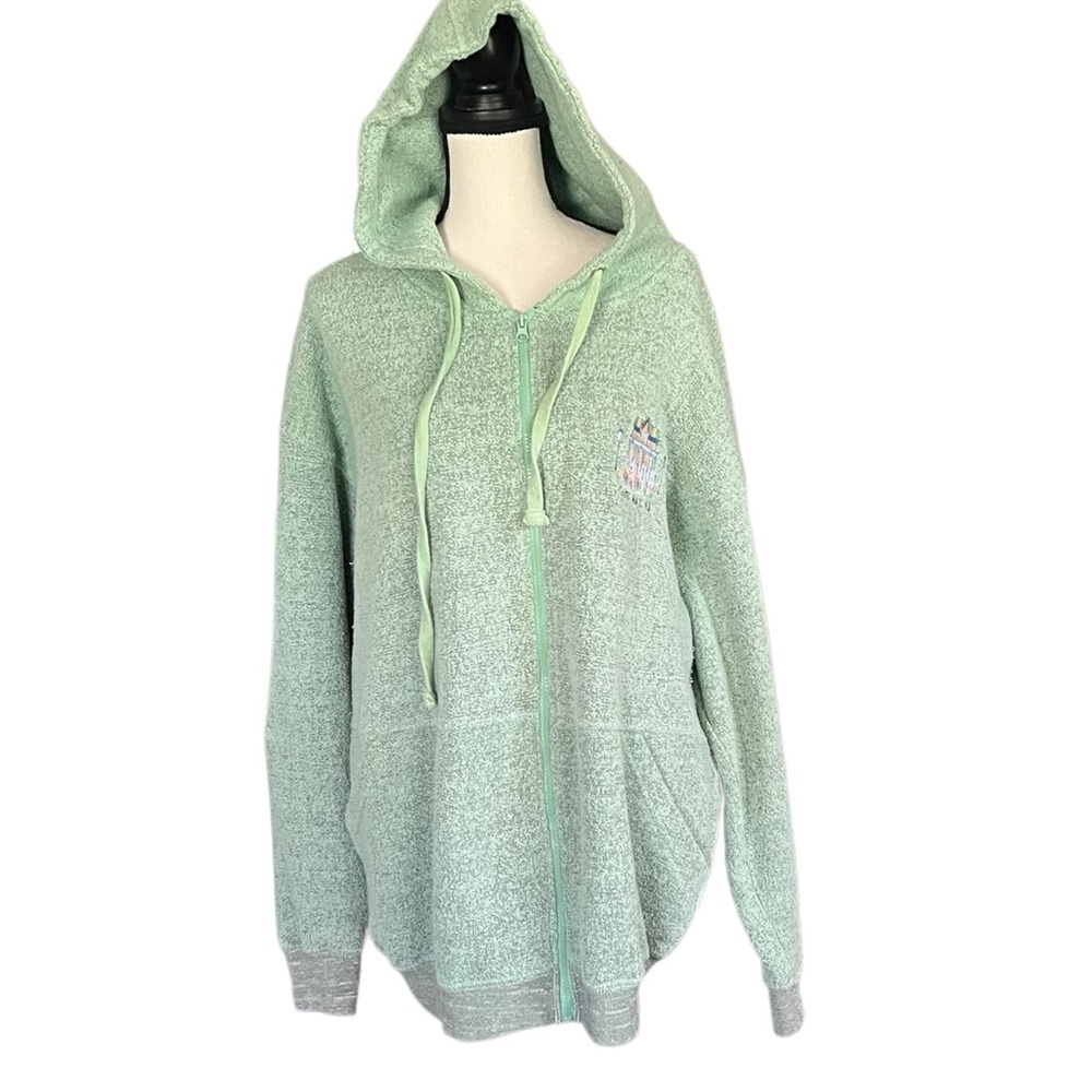 Hooded Soft textured zip up Renegade jacket. Size 2XL